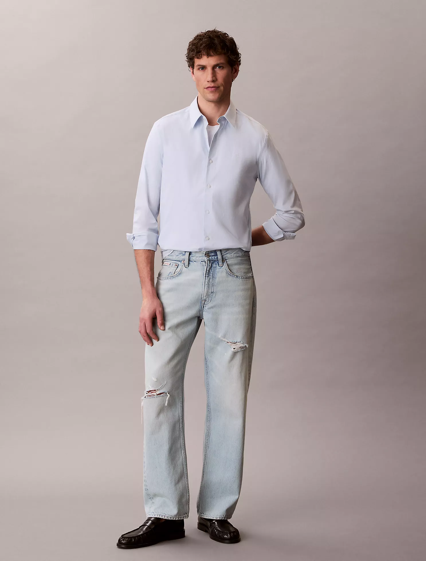 Classic Stretch Button-Down Shirt